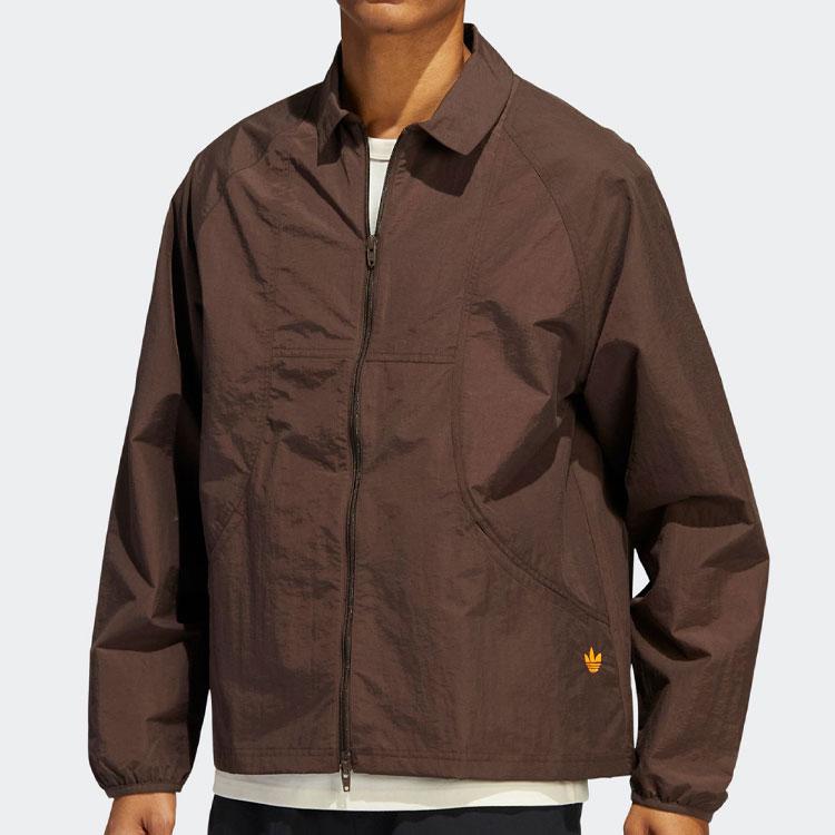 Adidas Originals Jackets Unisex Umber Lapel Moderate Workwear HA1282