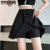 Pleated Skirt Women's Large Size High Waist A-line Skirt Summer New Short Skirt Anti-walking Culottes