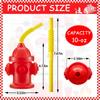 Novelty Fire Hydrant Water Cup Red Party Supplies Creative Fire Hydrant Straw Cup  Boys