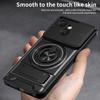KEYSION Магнитный чехол для телефона TECNO Spark 40C 4G с защитой выдвижной камеры, вертикальной подставкой, кольцом 360° и ударопрочной задней крышкой