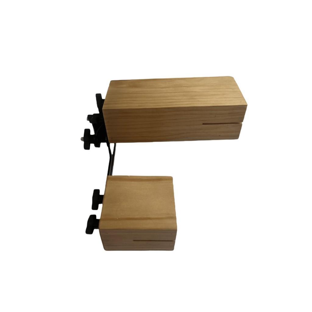 Professional Five-Tone Wooden Percussion Clapper Set with Hanging Bracket