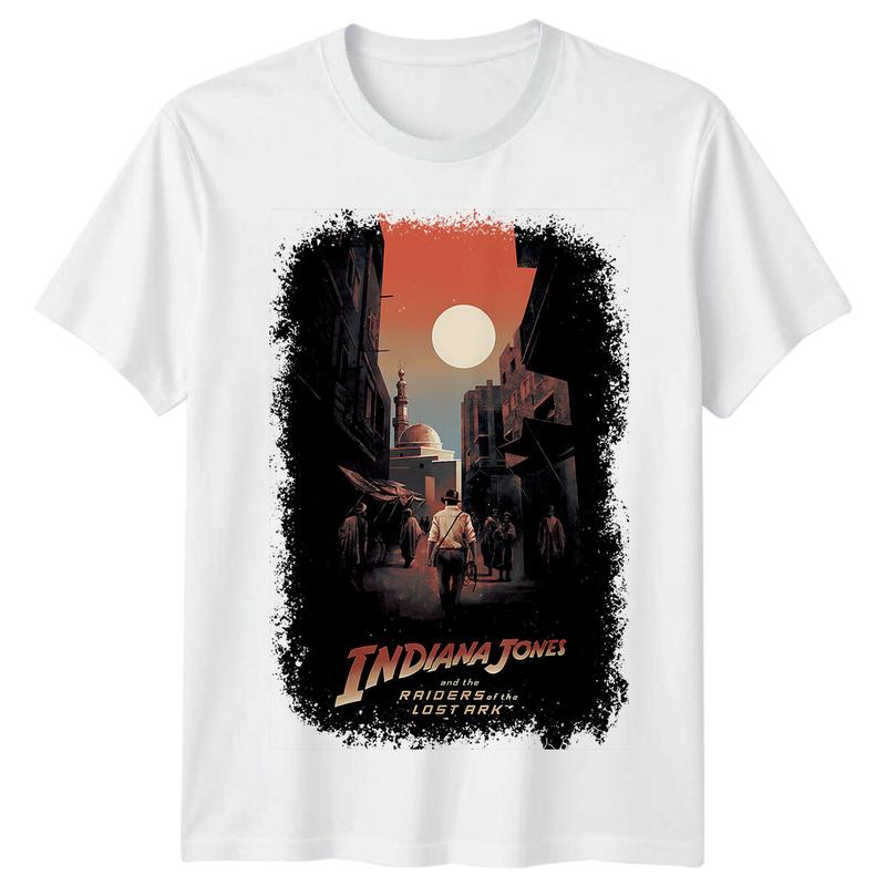 Raiders of the Lost Ark (1981) Movie Poster Inspired Unisex T-Shirt Retro Tee Graphic Tee