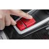 Fit For BMW X5 X6 F15 2014-2018 Red Aluminum Electronic Handbrake Cover Trim 2PC