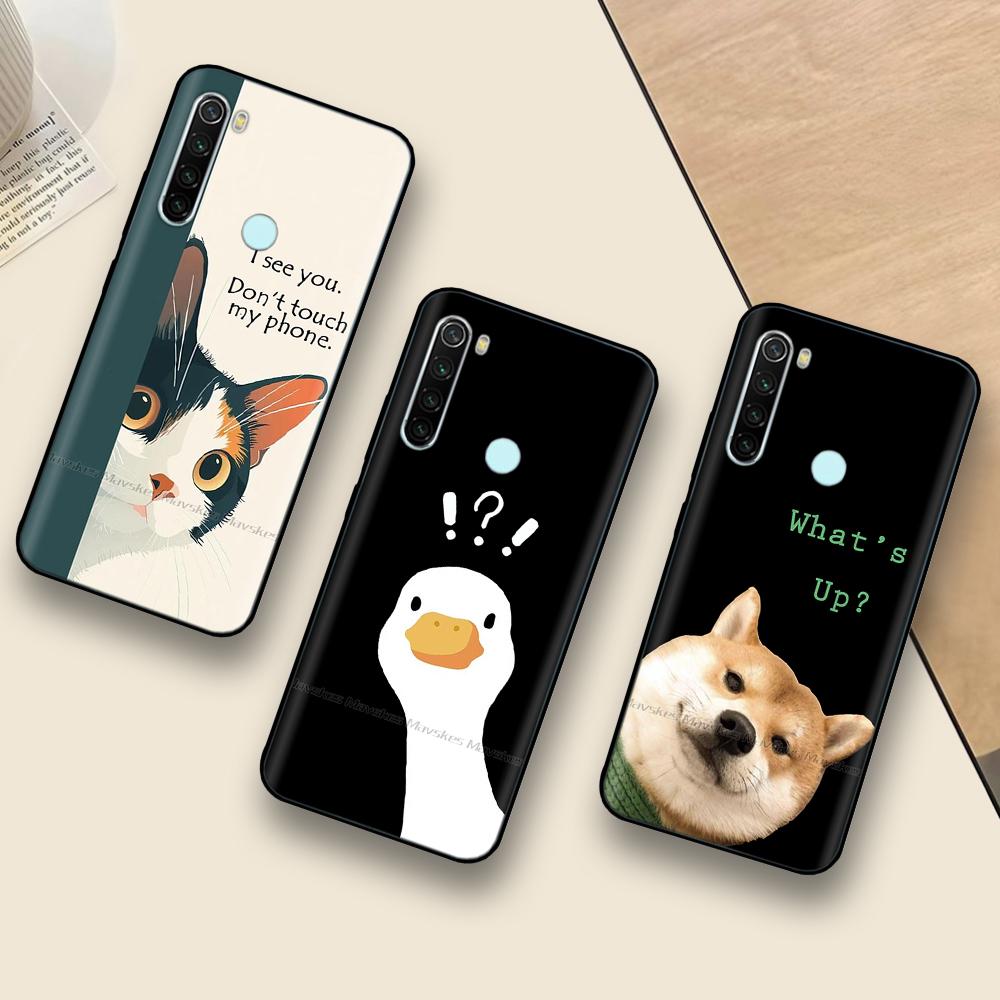 Для Xiaomi Redmi Note 8T Чехол с узором Полная защита Мягкий жидкий силикон Мультяшный чехол для Redmi Note 8T Note8T Оболочка Fundas