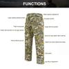 Outdoor Typo Pants Thin Breathable Men's Camouflage Pants Slim-fitting Trousers Military Fans Training Multi-bag Work Pants