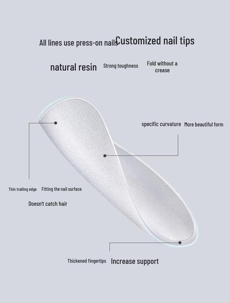 Butterfly Cat Eye Blush Fairy Bridal Press-On Nails, Medium-Long Stickers for 2025 New Year Style