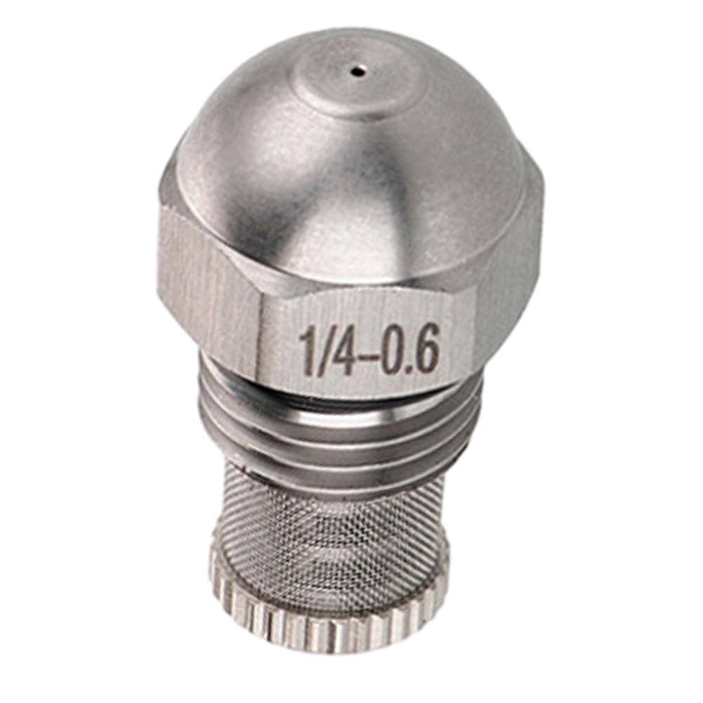 1/4BSPT распылительная форсунка с диаметром отверстия 0,3-1,5 мм для увлажнения, охлаждения, испытания на туман, нержавеющая сталь, мелкодисперсный распылитель