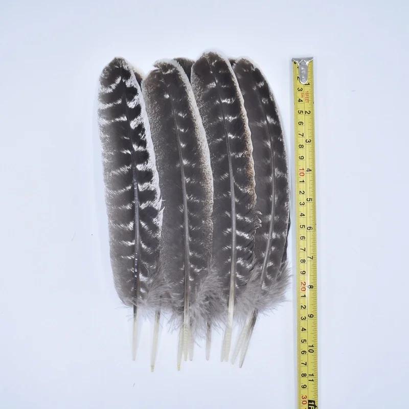 10 шт. Настоящие Натуральные Орлиные Перья для Поделок Украшения Индейки Фазана Карнавальные Шляпы Аксессуары Перьевой Декор Плюмаж Головной Убор