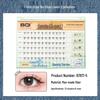 Eyelash Book: Adhesive-Free False Eyelashes - 10 Rows of Individual Upper & Lower Clusters for Beauty Makeup