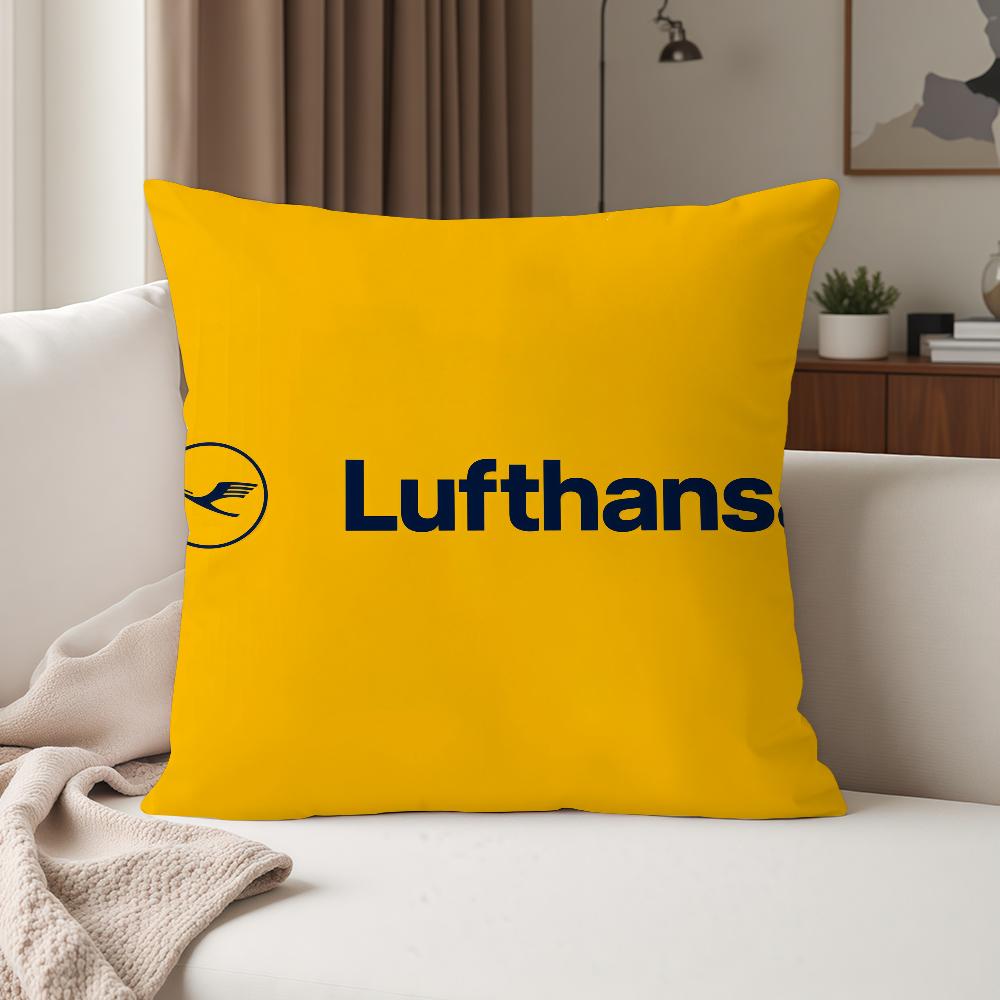 Deutsche Llufthansa German Pillow Case Suitable For Bedrooms Living Rooms Cars Home Decoration