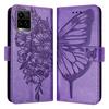 Butterfly Flowers PU Leather Case Kickstand Card Holder Slots TPU Shockproof Flip Cover For Vivo, Vivo Y70s Y15a V20 SE Y51 V21e Y21 Y20 Y35 Y55S...