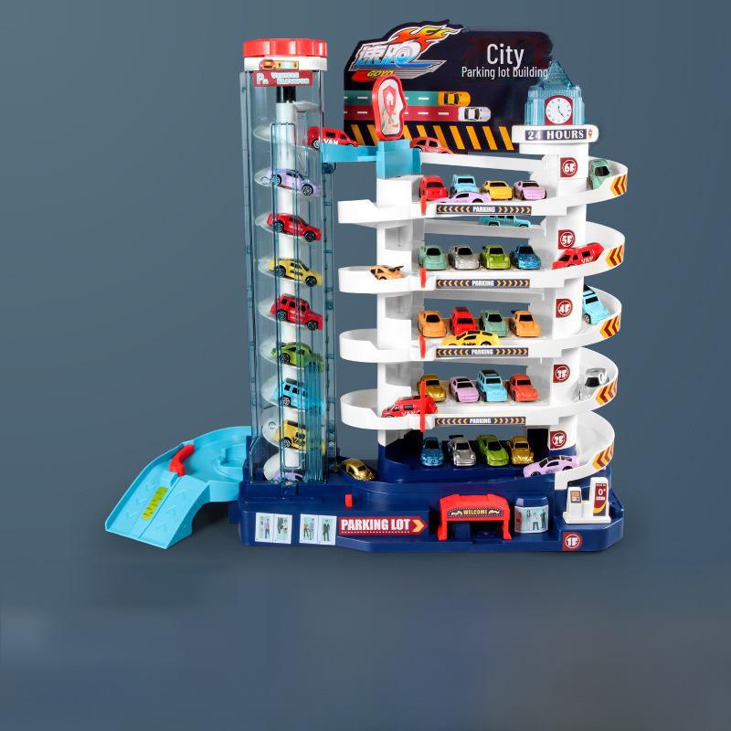 Детский трек для приключений на машине с подсветкой и музыкой - образовательный подарок