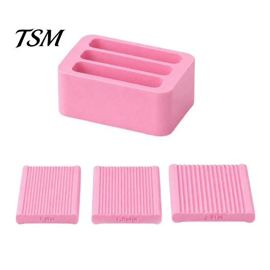 Jewelry Making Supplies 3Pcs 1/1.5/2MM Mini Polymer Clay Bead Maker, Strip Rolling Mold, Precision Roller Beads Shaping Tool for DIY Bracelet Necklace