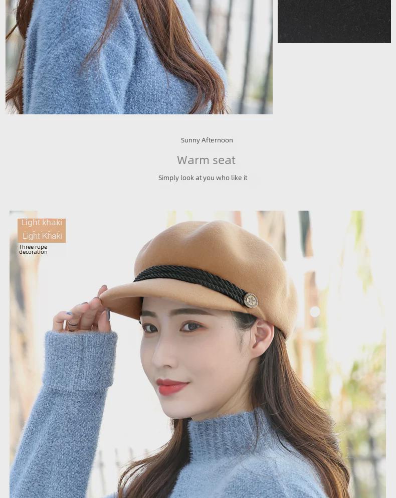 Women's Autumn/Winter Wool Octagonal Hat: Fashionable, Warm, British-Style, Versatile Beret.