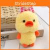 Cute Plush Duck Keychain With Bow Soft And Cuddly Stuffed Animal Toy