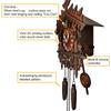 Wooden Mechanical Wall Cuckoo Clock