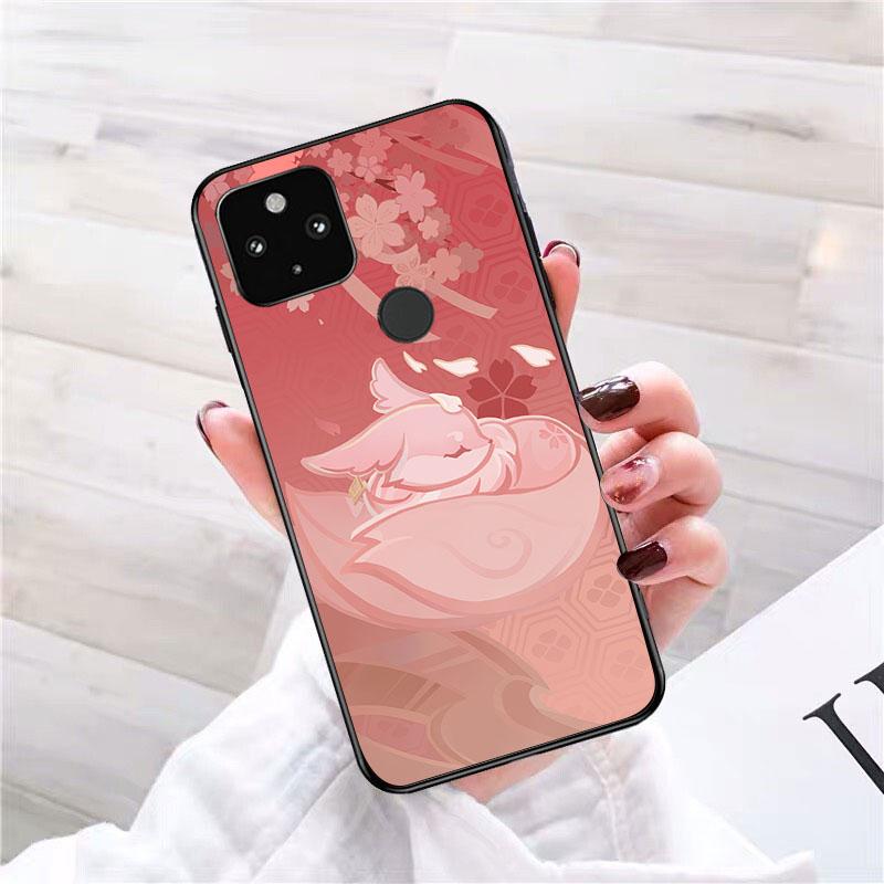 Чехол для телефона Genshin Impact с визитной карточкой для Google Pixel 7 Pro 7 6A 6 Pro 5A 4A 3A Pixel 4 XL Pixel 5 6 4 3 XL 3A XL 2 XL