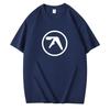 2024 Мужской Смешной Подарок Мода Aphex Twin Футболка с Короткими Рукавами Мужская Черная Футболка Мужская Футболка Принт Футболка с Коротким Рукавом#Цвет(1)
