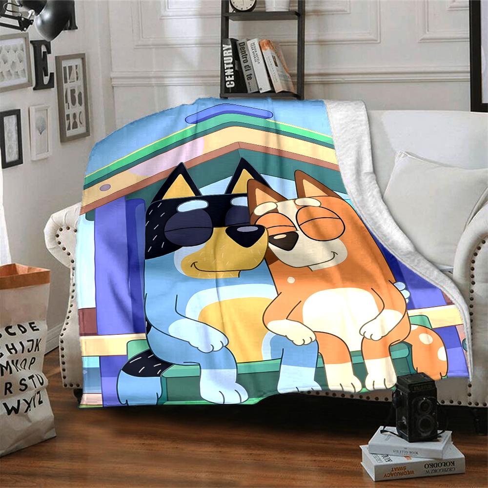 1pc B-Blucy Blanket, Gift, for Men and Women, Soft Blanket, Good for Sofa Bed Couch Travel, Lightweight Flannel Blanket