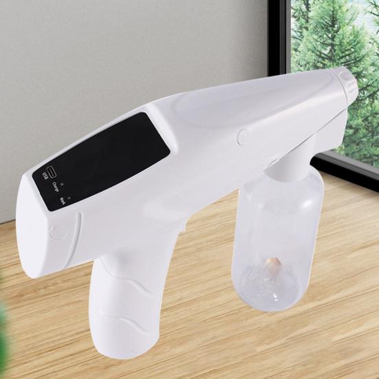 Беспроводной распылитель с синим светом, перезаряжаемый паровой инструмент, электрическая машина для тумана для общественных мест