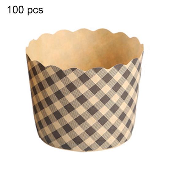 100 шт. чашки для торта, здоровые портативные легкие контейнеры для торта, экологически чистые штабелируемые подставки для кексов для дома
