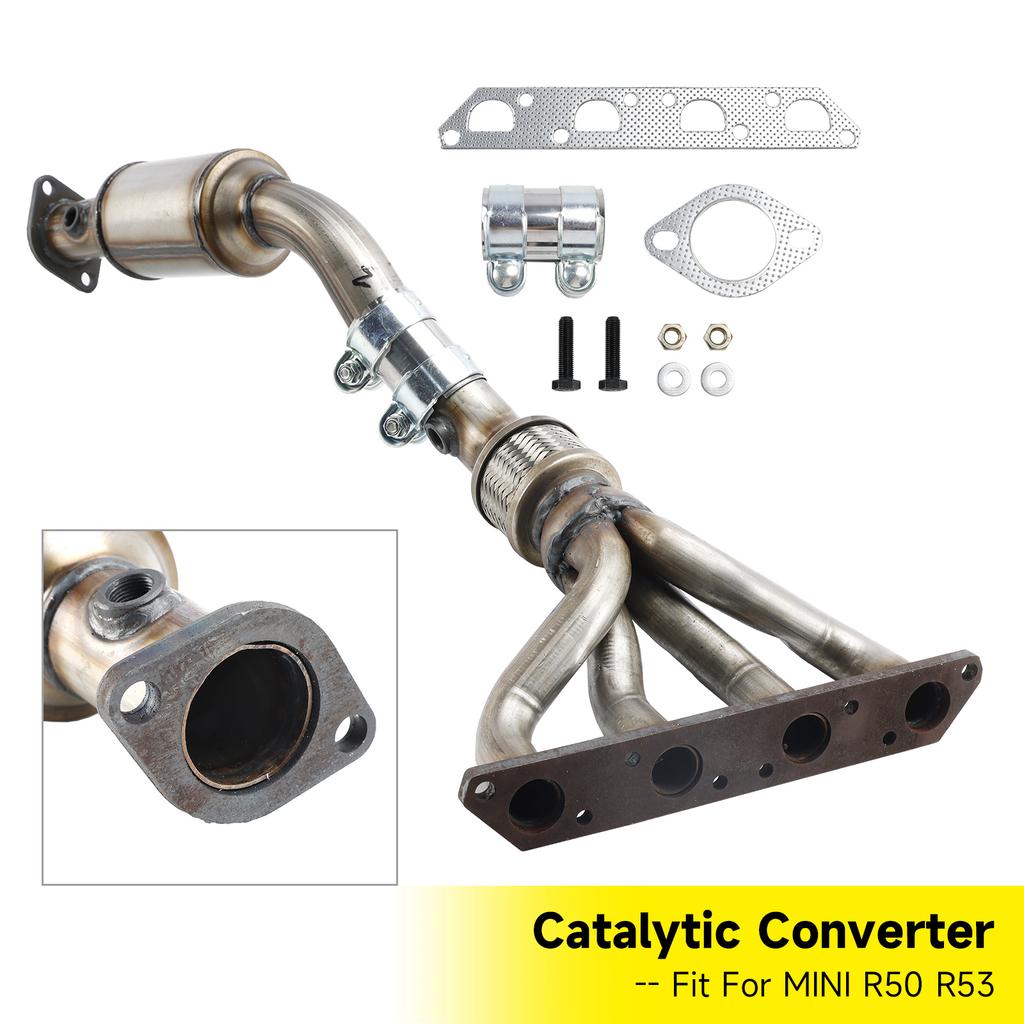 Catalytic Converter Type Approved + Fitting Kit for MINI Cooper R50 R52 R53