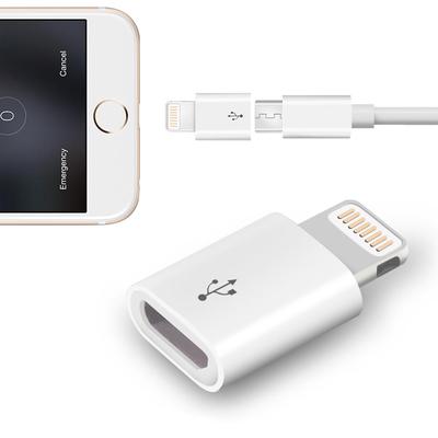 USB-адаптер для iPhone 8 Lightning - Micro USB для iPhone 6s 11 Pro XS 7 Адаптер Быстрая зарядка Синхронизация данных для iPad USB-кабель