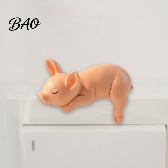 Unique Home Interior Accents 3D Cute Animal Light Switch Sticker, Cartoon Pig Cat Mermaid Frog Wall Childlike Room Decals Stickers, Self?Adhesive