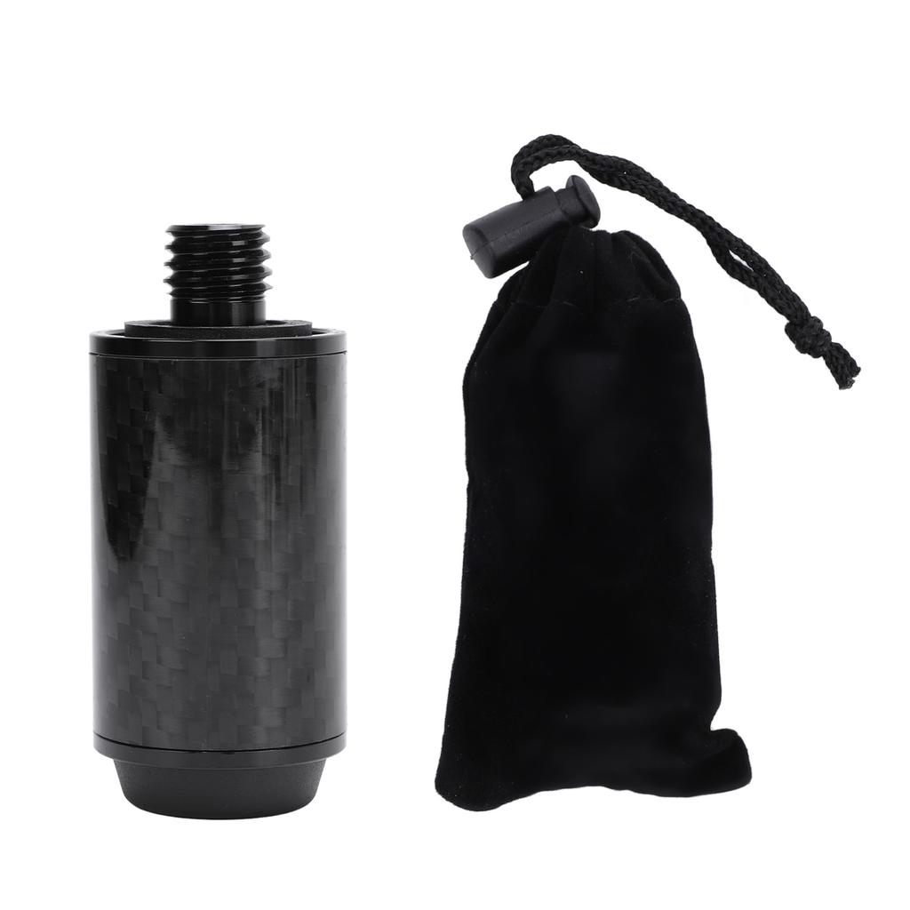 2in Carbon Fiber Pool Cue Wear Resistant Long Lasting Easy to Install Extension Billiard Stick Extender for MEZZ Pool