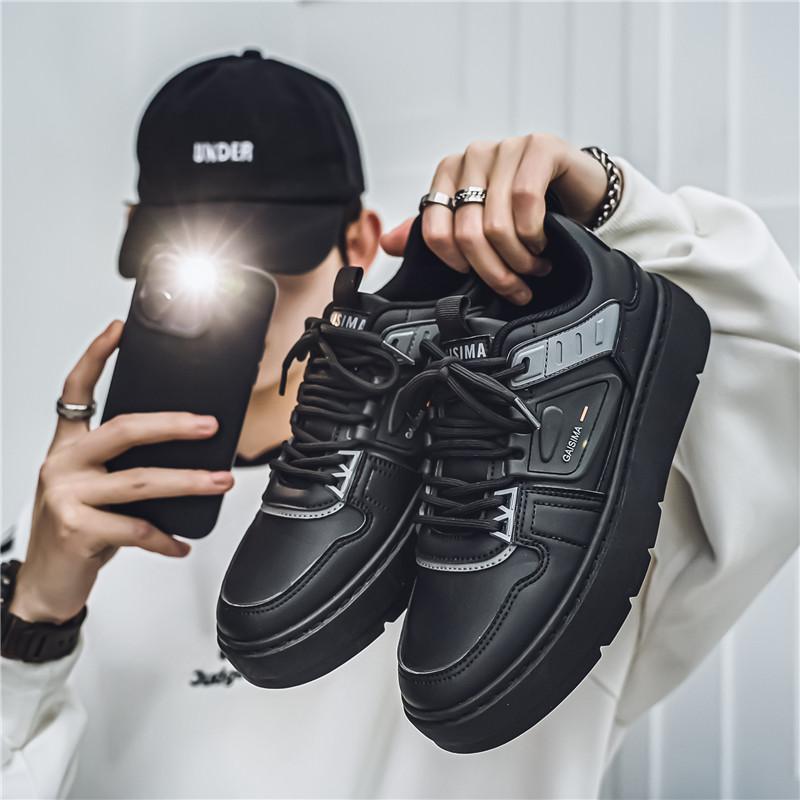 Мужская повседневная популярная обувь для скейтбординга с низким верхом, студенческая модная обувь для мальчиков, мужские удобные кроссовки с мягкой подошвой, трендовые спортивные кроссовки