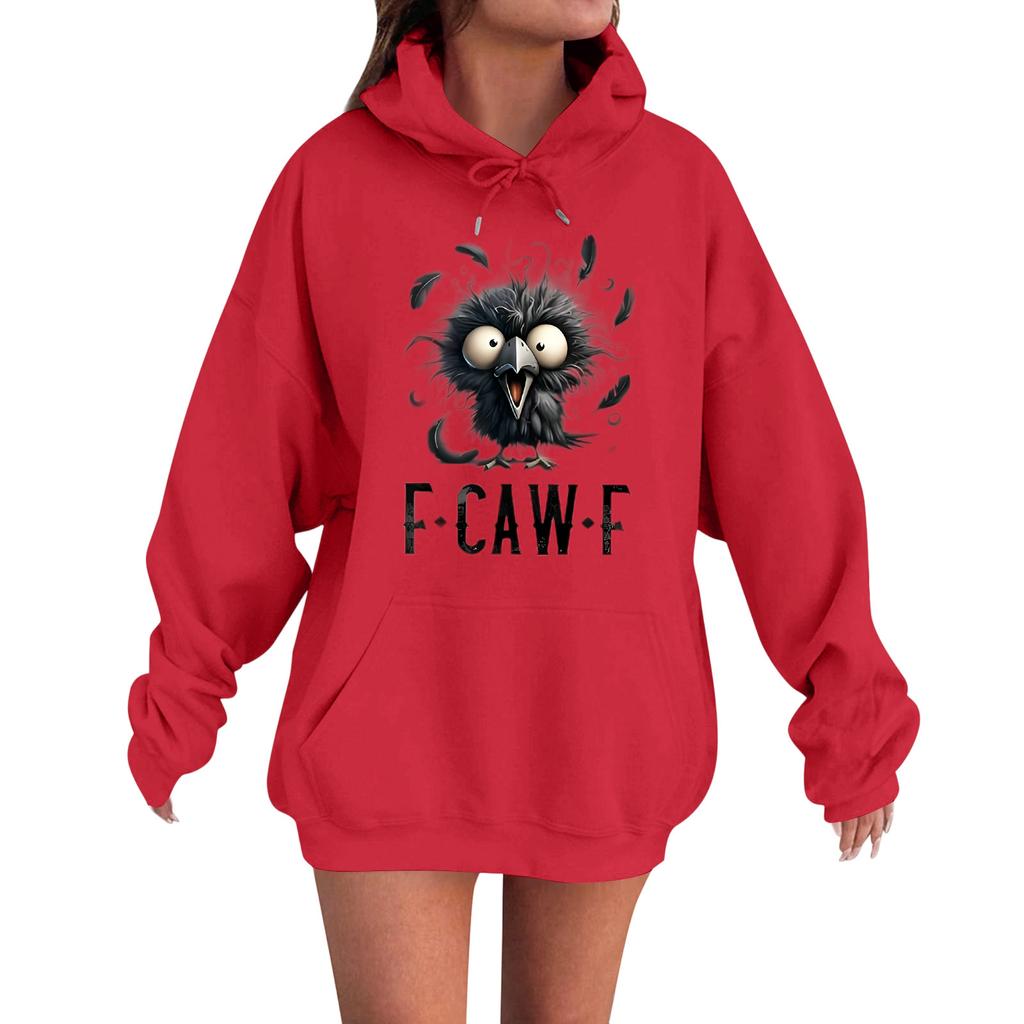 Women's Fashion Casual Long Sleeve Loose Printed Sweatshirt
