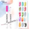 15 цветов, ручка с мраморным градиентом, ручка для дизайна ногтей, ручка для рисования граффити, роспись ногтей, аксессуары для дизайна ногтей «сделай сам»