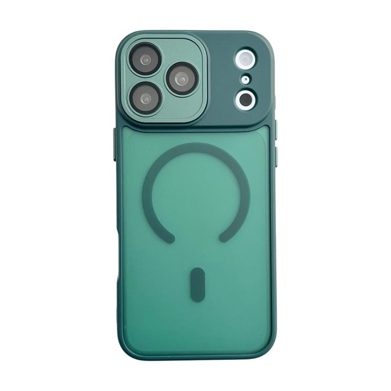 For iPhone 17 Pro Magnetic Back Cover WANLONFENG QB1 Series PC TPU Shockproof Phone Case