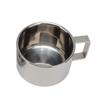 Rustproof Stainless Steel Coffee Cup Double Walled Latte Cappuccino Cup Double Walled Cup  Cafe