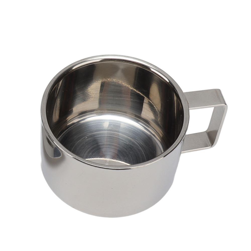 Rustproof Stainless Steel Coffee Cup Double Walled Latte Cappuccino Cup Double Walled Cup  Cafe