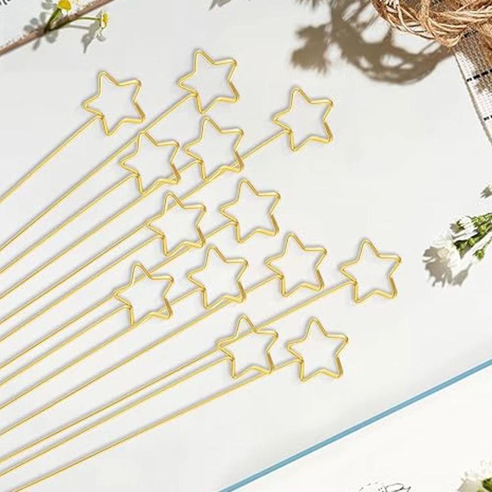 20Pcs Metal Cards Stand Heart Shape Cake Greeting Card Holder Postcard Clip for Wedding Party