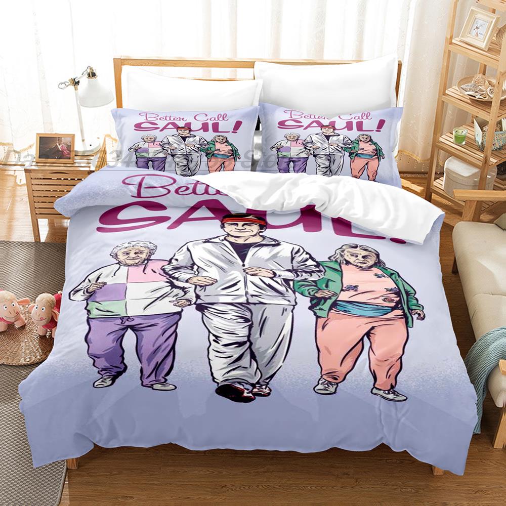 Comforter Butter Call Saul Bedding Set Single Twin Full Queen King Size Bed Set Aldult Kid Bedroom Duvet Sets 3D Bed