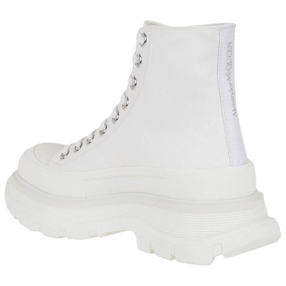 (WMNS) Alexander McQueen Tread Slick Boots 'White' Women's 611706W4L329000