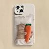 Funny Cute Cat Silicone Phone Case For Samsung Galaxy A14 A34 A54 A33 A53 A32 A52s A72 A55 S23 Ultra S22 Plus S21 FE Soft Cover