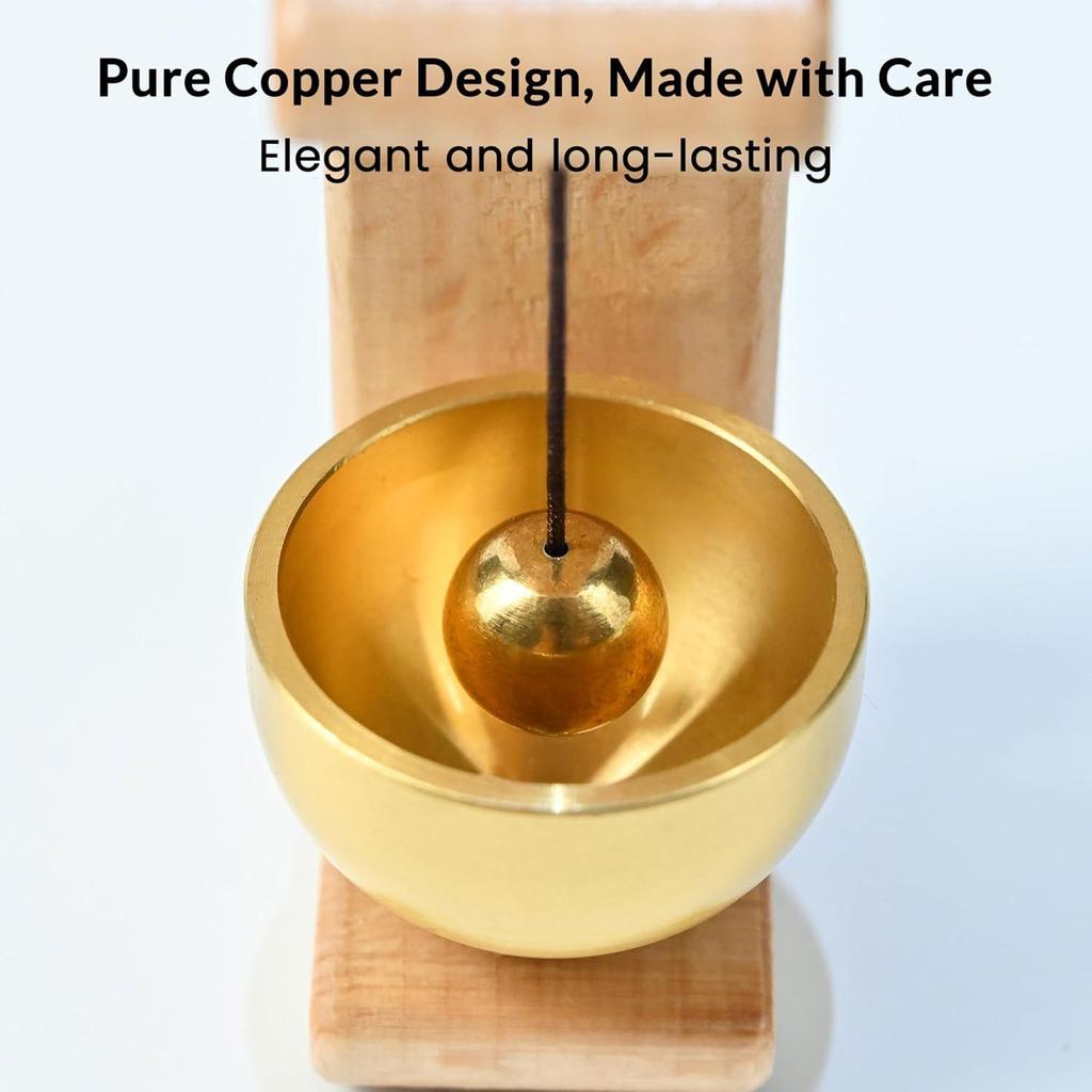 Wooden Magnetic Door Bell for Home Entrance | Beech Wood Wind Chime with Brass Sound | Decorative for Refrigerator, Glass, Entryway
