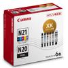 Оригинальный набор чернильных картриджей Canon N20 Multipack XKI-N21 (Чёрный/С/М/Ж/ПБ) + 6-цветный XKI-N21+N20/6 Мп