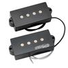 Wilkinson Variable Gauss Ceramic Precision Bass PB Pickup Split Coil for Electric Black 4-String Bass,