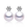 2025 Новые Классические Серьги Принцессы 100% настоящий пресноводный жемчуг серьги для женщин белые/розовые/фиолетовые горячо продаваемые ювелирные изделия из серебра 925 пробы