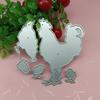 Петух, курица и цыпленок, дизайн, металлический трафарет для резки DIY, альбом для скрапбукинга, фототиснение, бумажная карта, ремесленный декор
