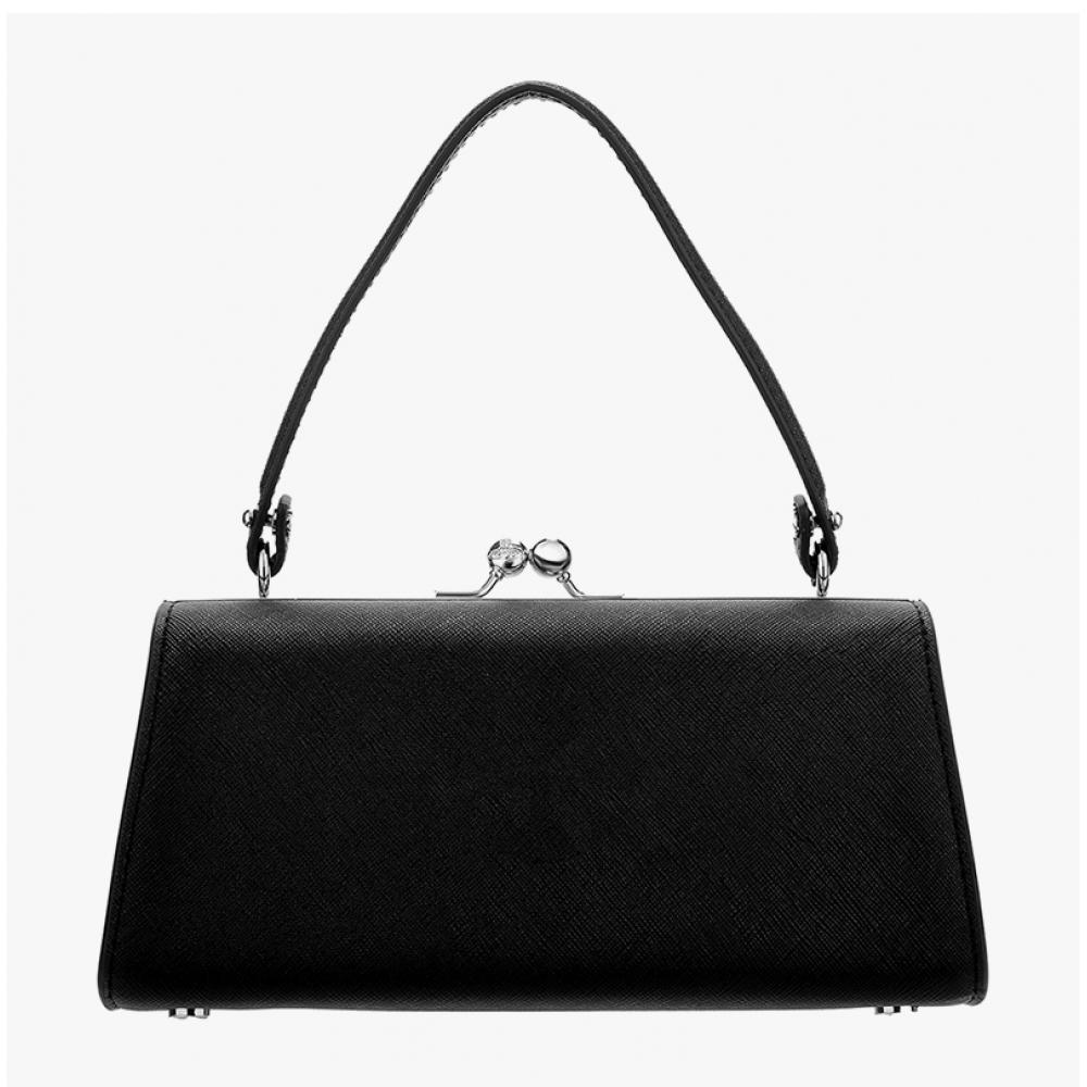 Vivienne Westwood 4b01000rw S0021 N401 Doll Xl Saffiano Frame Pulse Tote