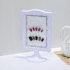 Nail Art Double-Sided Display Stand Nail Art Artwork Display Frame Nail Display Board False Nail Display Rack Gel Polish Holder
