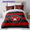 FC Midtjylland logo Bedding Quilt Set Quilt Cover Pillowcase Home Decoration Birthday Gift (1 * duvet cover + 2 * pillowcase, without core)