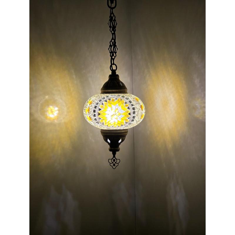 Абажур ручной работы Турецкая марокканская красочная мозаика из стекла Античная лампа Мозаичная лампа Османская аутентичная люстра Старинная лампа Ночная лампа,