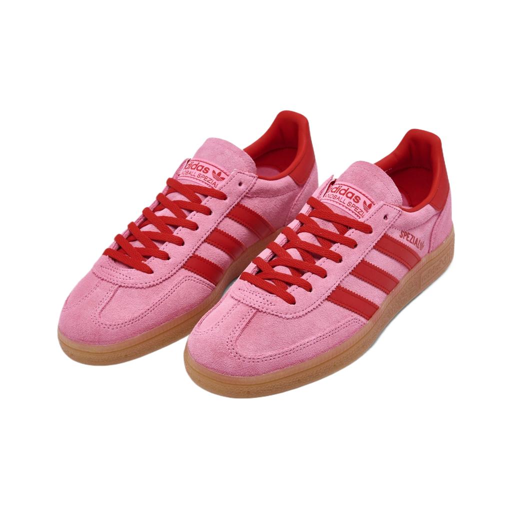 Adidas Кроссовки Handball Spezial Semi Pink Glow Better Scarlet Женские Резиновая подошва JR5006