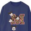 Mickey Mouse Mens M Face Sweatshirt